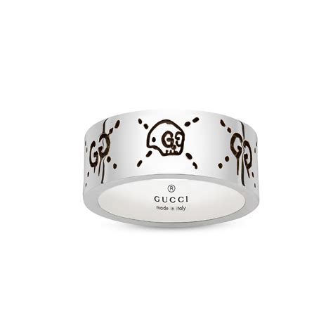 gucci ghost necklace|gucci ghost ring in silver.